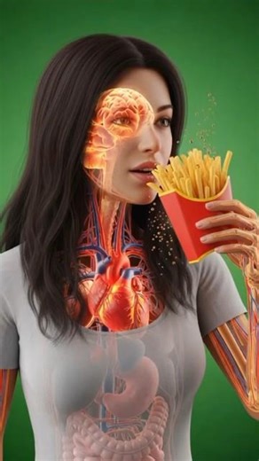 Do You Know What ONE Serving of French Fries Does to Your Body? 😳🍟 #medicalanimation