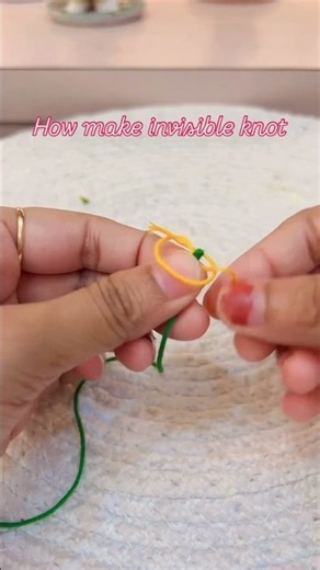How to make invisible knot #diy #handmade #crochet #tricks #shorts #trending #viral