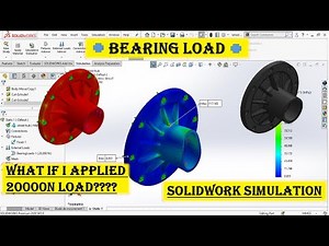Bearing Load Simulation in Solidworks
