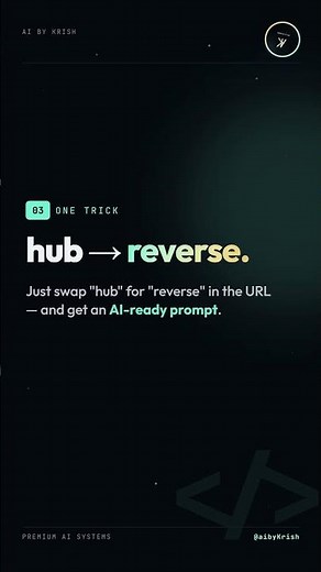 Turn Any GitHub Repo Into a Prompt — GitReverse (Free)