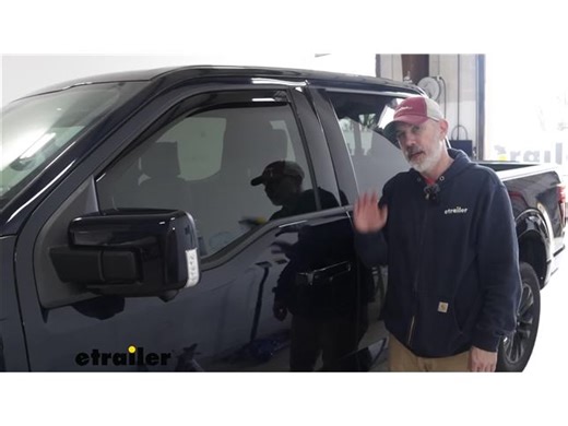 WeatherTech Front Side Window Air Deflectors Install Guide - 2025 Ford F-150