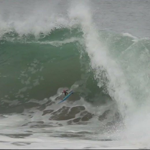 100 Foot Wave Ridden at Wedge! Exclusive Footage