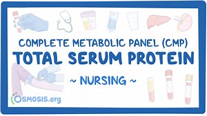 Complete metabolic panel (CMP) - Total protein: Nursing: Video & Causes | Osmosis