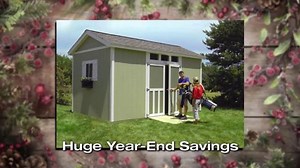 Tuff Shed Huge Year-End Savings TV Spot, 'Holidays: Your Roof'