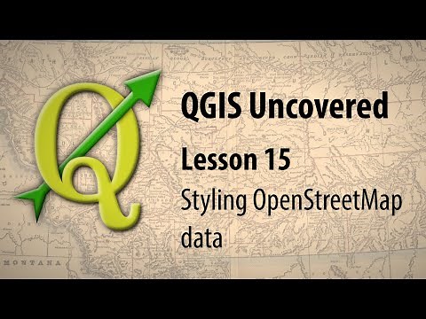 QGIS lesson 15 – Styling OpenStreetMap data
