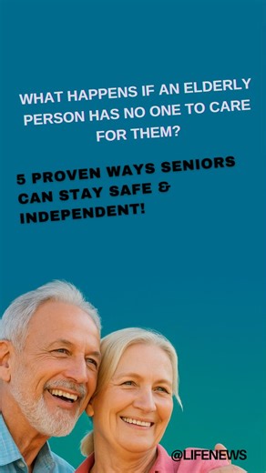 Not every senior has family nearby — and many live completely alone. But what really happens when an elderly person has no one to care for them? How can they stay safe, healthy, and independent without daily help? This video shares 5 proven ways seniors can protect themselves — physically, emotionally, and financially — even when living alone. These habits have helped thousands of older adults live longer, happier, and more confidently in their golden years. ✨ You’ll discover: 🏠 How to make you
