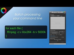 Batch process ffmpeg command line