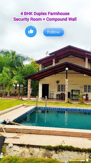 296K views · 2.3K reactions | PREMIUM 4 BHK DUPLEX FARMHOUSE SALE AT...
