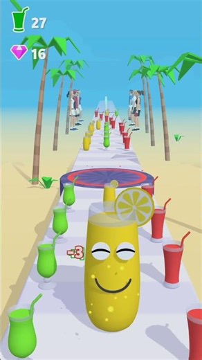 Juice run gameplay banana with avocado#shorts​-video #funny​-game #mobile​ gaming