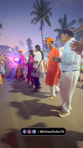 21K views · 860 reactions | Participating in the traditional dindi dance during Ganesh Visarjan in Calangute honoring our cultural heritage and devotion. #GaneshVisarjan #CulturalTraditions #DindiDance | Michael Lobo | Facebook