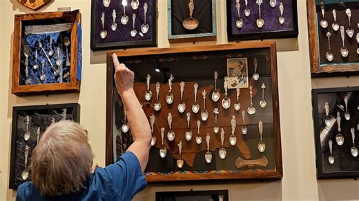 Camellia R. Pohl's Largest Collection of Spoons Record