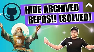 How to Hide Archived Repositories From Github Search