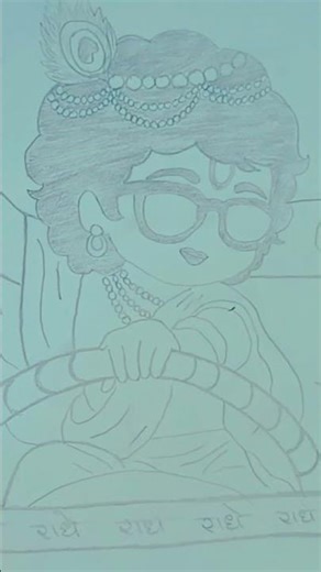 travel lettle Krishna 🦚#travel #car #lettle #krishna #gummi #newreel #viralreels