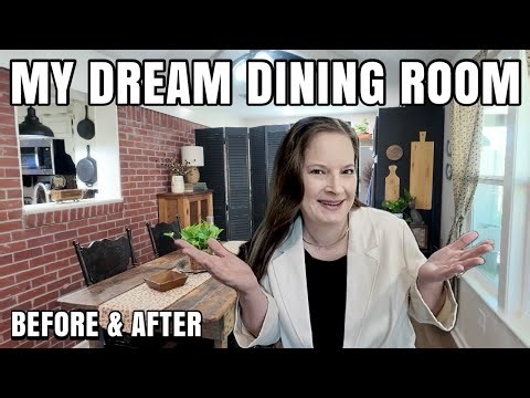 Extreme Dining Room Makeover • Thrifted Decor Decorating • DIY Projects