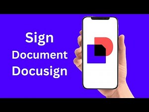 How To Sign Document In Docusign