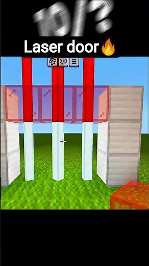 Minecraft Laser Door 🔥 Secret Base Entrance!!