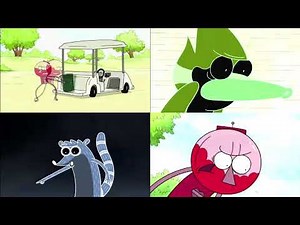 StephanieFoxtheSpartan's Regular Show Sparta Remixes Quadparison
