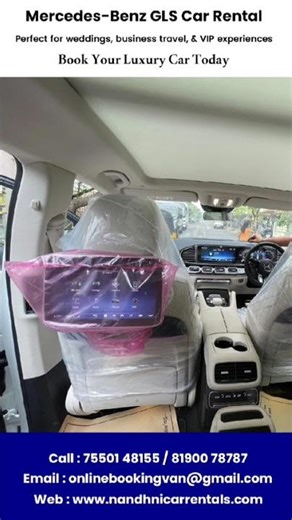 MERCEDEZ BENZ GLS CAR RENTAL CHENNAI CALL US +91 9894754444 +91 7550148155