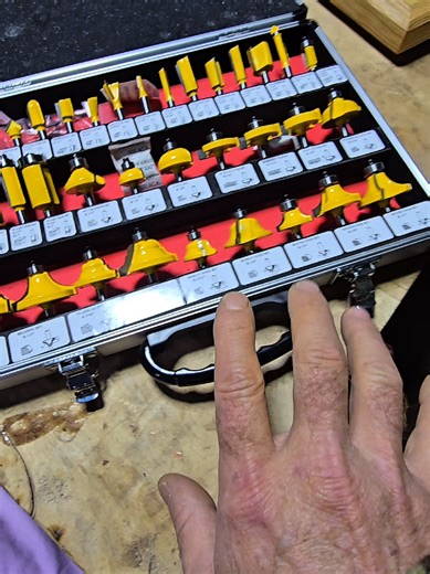 35pc Carbide Tipped Router Bit Set for Woodworking