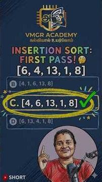 Can You Solve This Insertion Sort Challenge? 🤔💻