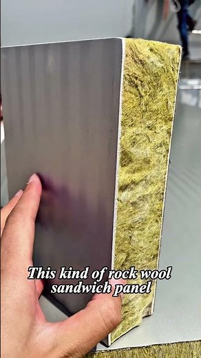 Extremely fast installation of factory projects, installing a sandwich panel in 5 minutes.