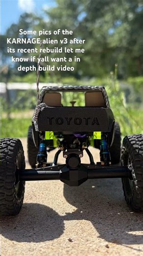 Rebuilt the KARNAGE alien v3 #karnagerc #injora #meusracing #furitek #moforc #mazzdesigns #scx24