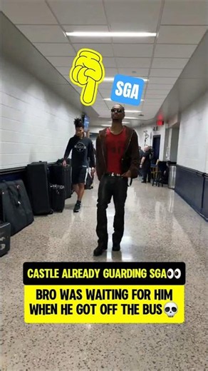 Bro is guarding SGA in the TUNNEL😨