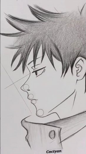 Anime art Speed Drawing 😈 | (Easy Step-by-Step Guide)”