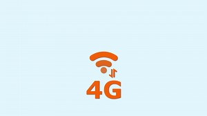 Download 4G network icon animated 4k for free