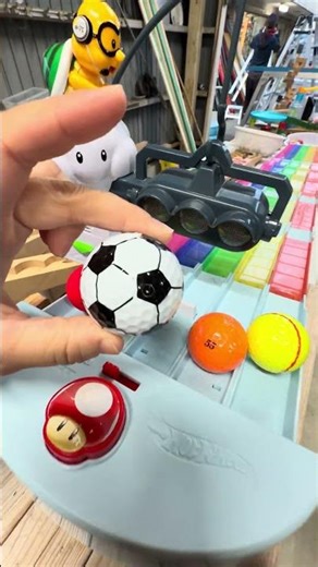 Marble Run Race ⭐ 5 Color Racing Course Mario Kart Grand Prix⑧