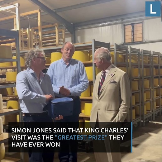 King Charles III had a tour of the Lincolnshire Poacher cheese farm and told the staff they're 'keeping the county on the map'👑🧀 | Lincolnshire Live