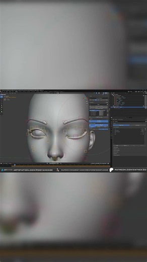 Perfect Your Character's Face with These Two Methods #blender #facerigging #3dart