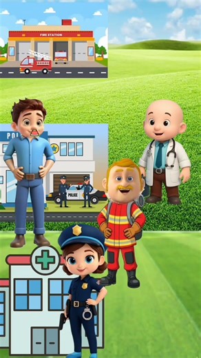 Which One Is the Police Station?,#cartoon,#animation,#usa