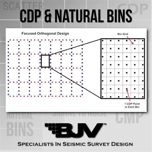 Seismic Survey Design - Common Depth Points Natural Bins In 2D and 3D Seismic