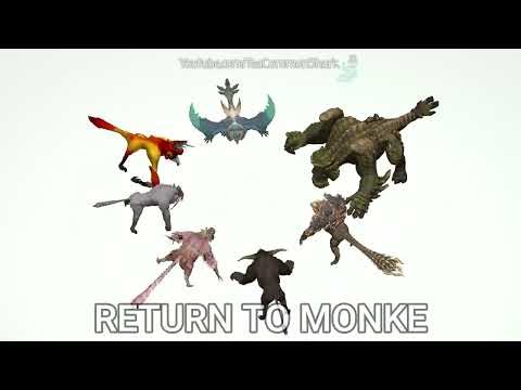 The Spinning Monke Circle, But with MH Monkeys