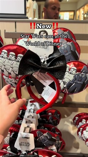 These new Star Wars mickey ears are absolutely adorable and the bow is even removable!! Run to the World of Disney right now! #Disney #disneyworld #disneyparks #disneylocal #disneyshopping #disneymerch #disneymerchandise #disneysprings #worldofdisney #disneyhaul #disneyfinds #starwars #thedarkside #starwarsears #disneyvlogger #disneycreator #newdisneymerch #disneytiktok @Disney @Disney Store @Star Wars