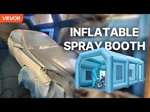 VEVOR Inflatable Paint Booth, for Car Parking Tent Workstation Motorcycle Garage