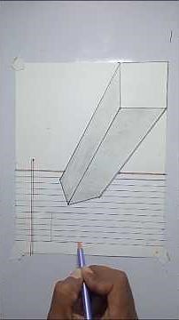 😯3D square ⬜ drawing illusion #youtube shorts #shorts viral