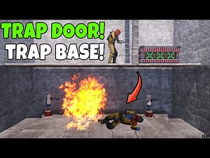 RUST | TRAP DOOR FIRE PIT catches GEARED PLAYERS !