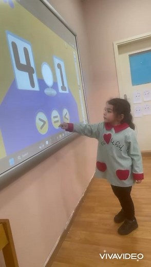 KG3 explored math in a simple, hands-on way today. Using the interactive board and a game app, students compared numbers and practiced greater than, less than, and equal to. The mix of technology and play helped them understand the idea in a clear and engaging way. #kindergartenfun #education #learningthroughplay #mathematics | Armenian Evangelical Central High School - Ashrafieh