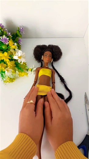 Barbie Doll Makeover DIY Barbie Clothes Tutorial #barbiediy #barbieclothes #barbie #wednesdayaddams
