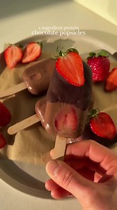 2 INGREDIENT CHOCOLATE POPSICLES🍫 LISTEN UP! These protein chocolate popsicles are about to become your new go-to snack / dessert! Made with just 2 ingredients—silken tofu and dark chocolate—they’re creamy, rich, and superrrr satisfying ! Plus, they’re vegan, gluten-free, and refined sugar-free, so you can snack on them all day long. Trust me, you’re gonna wanna try these ASAP🫡 Full recipe at @itsvegansis account😉 #chocolate #healthydessert #healthysnacks #chocolate #proteinsnack | Vegan A Bi