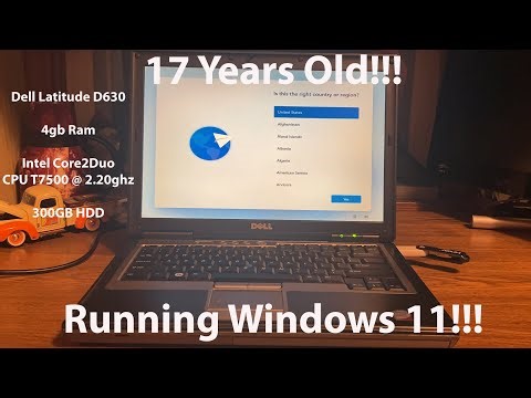 Installing Windows 11 On A Dell Latitude D630