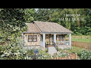 Modern 2-Bedroom Small Minimalist House | Smart Design for Simple Living