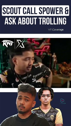 @officialscoutop call spower on stream 😱 and ask trolling. #scout #spowergaming #godl #scoutvsmavi