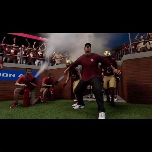 CFB 27 Boston College Eagles Team Entrance Alumni Stadium #Shorts