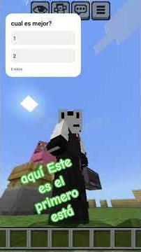 la 1 o la 2 cual es mejor?🗿🔥 #minecraft
