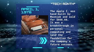Explore the tech pioneers behind Apple, Steve Jobs and Steve Wozniak, this Technology Month in April. The Apple 1, handcrafted by Wozniak, marked the dawn of personal computing and set the stage for Apple's future innovations. #Apple #TechHistory #AprilTech | City of Miami Government