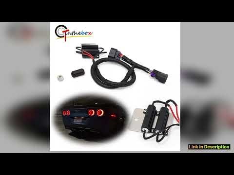 Car LED Taillight Resistor Warning Flicker Canceller Decoder Hyper Flash Fix Resistor Harnesses Kit