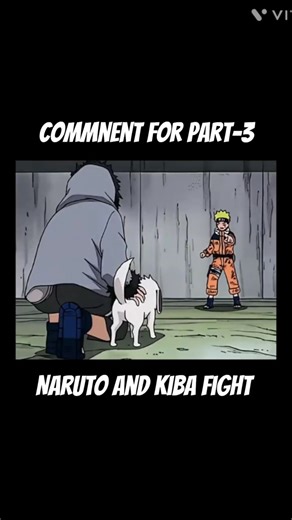 Naruto and kiba fight #anime #naruto #kiba